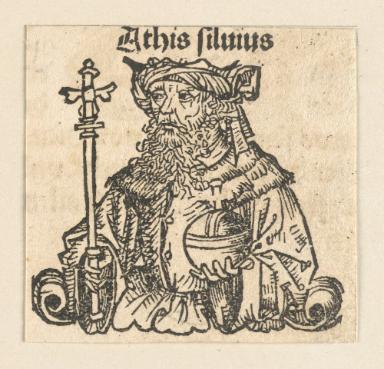 Schedelsche Weltchronik - Herrscherdarstellungen: Athis silvius (49r)