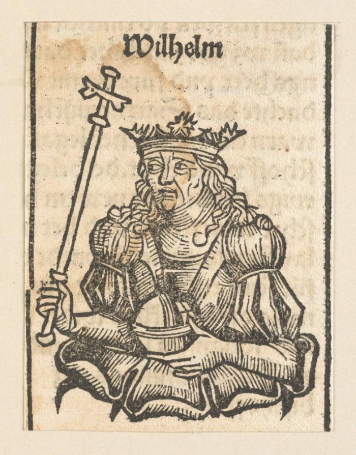 Schedelsche Weltchronik - Herrscherdarstellungen: Wilhelm (212r)