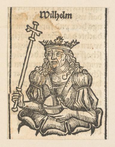 Schedelsche Weltchronik - Herrscherdarstellungen: Wilhelm (212r)