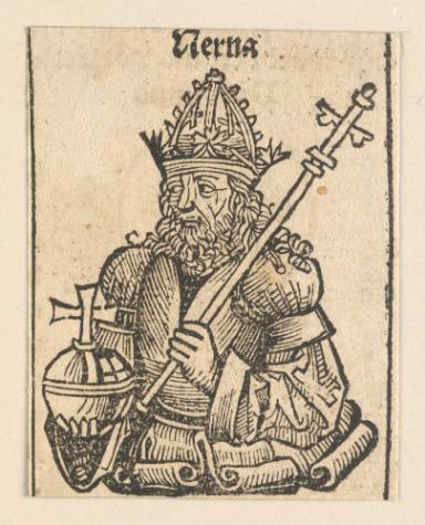 Schedelsche Weltchronik - Herrscherdarstellungen: Nerua (109r)