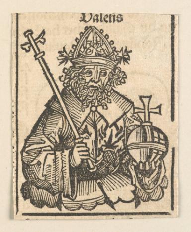 Schedelsche Weltchronik - Herrscherdarstellungen: Valens (132r)