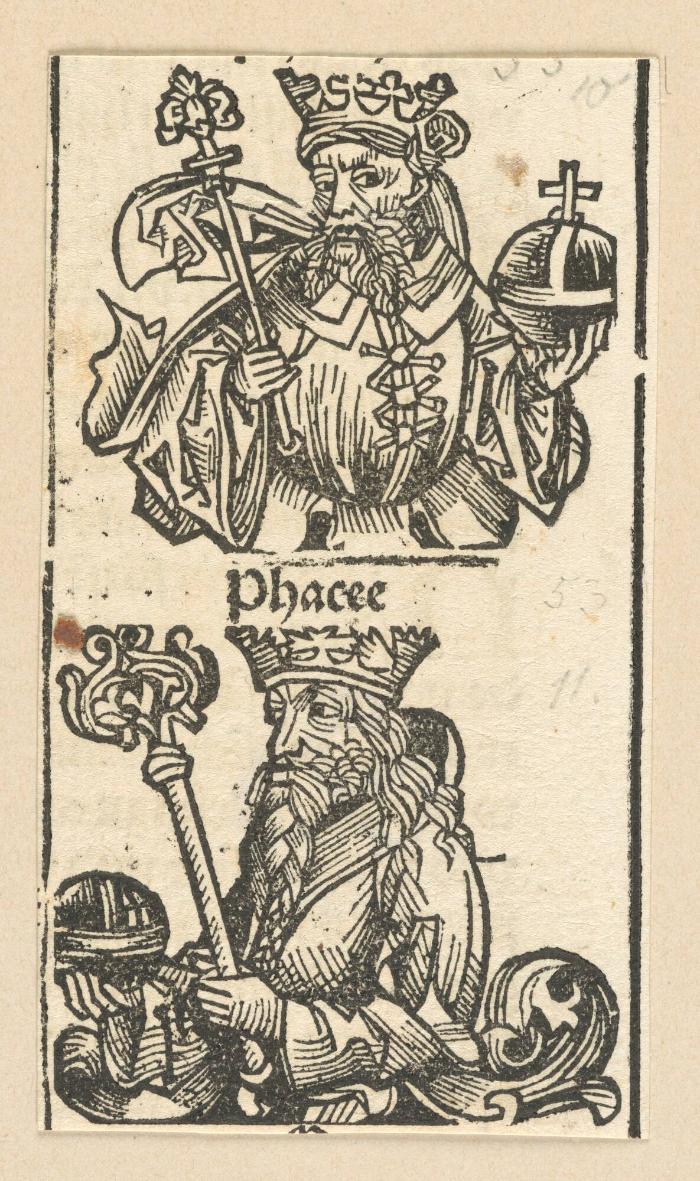 Schedelsche Weltchronik - Herrscherdarstellungen: Phaceya, Phacee (53r)