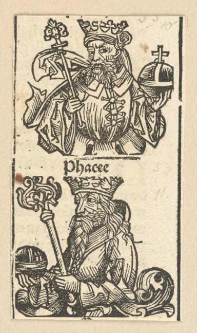 Schedelsche Weltchronik - Herrscherdarstellungen: Phaceya, Phacee (53r)