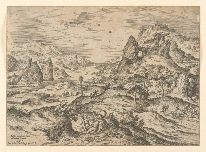 Serie: Landschaften mit biblischen und mythologischen Szenen