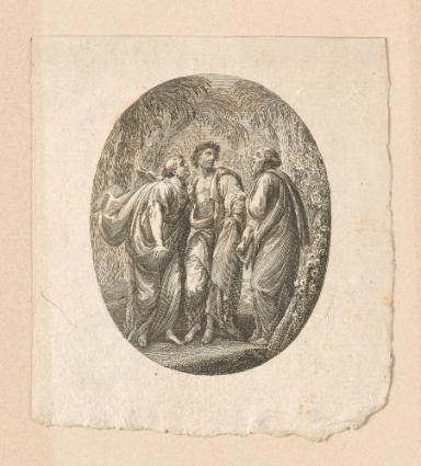 Christus auf dem Weg nach Emmaus
