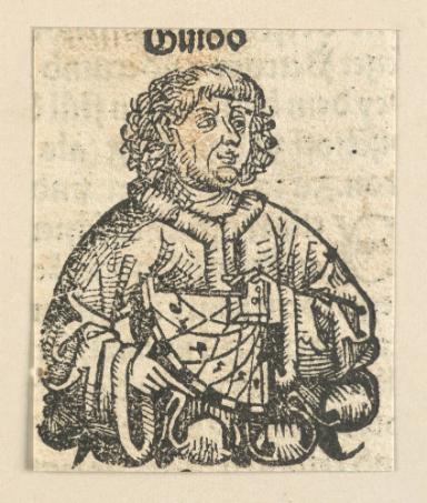 Schedelsche Weltchronik - Gelehrte: Guido (189v)