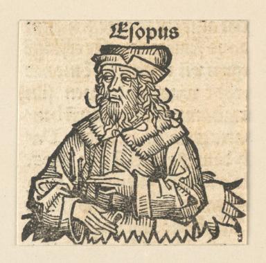 Schedelsche Weltchronik - Gelehrte: Esopus (70r)