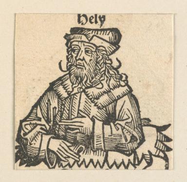 Schedelsche Weltchronik - Gelehrte: Hely / Abdon (41v)