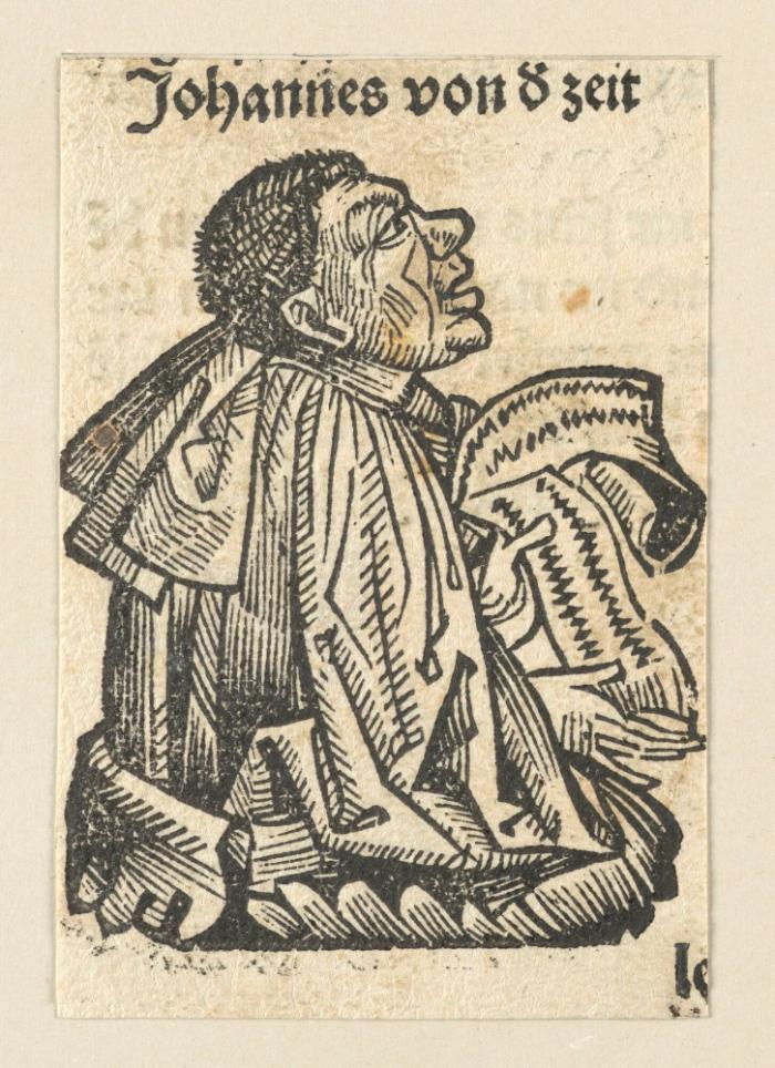 Schedelsche Weltchronik - Gelehrte: Johannes von 8 zeit (198r)