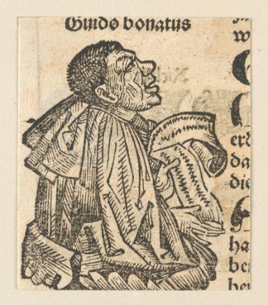 Schedelsche Weltchronik - Gelehrte: Guido bonatus (214v)