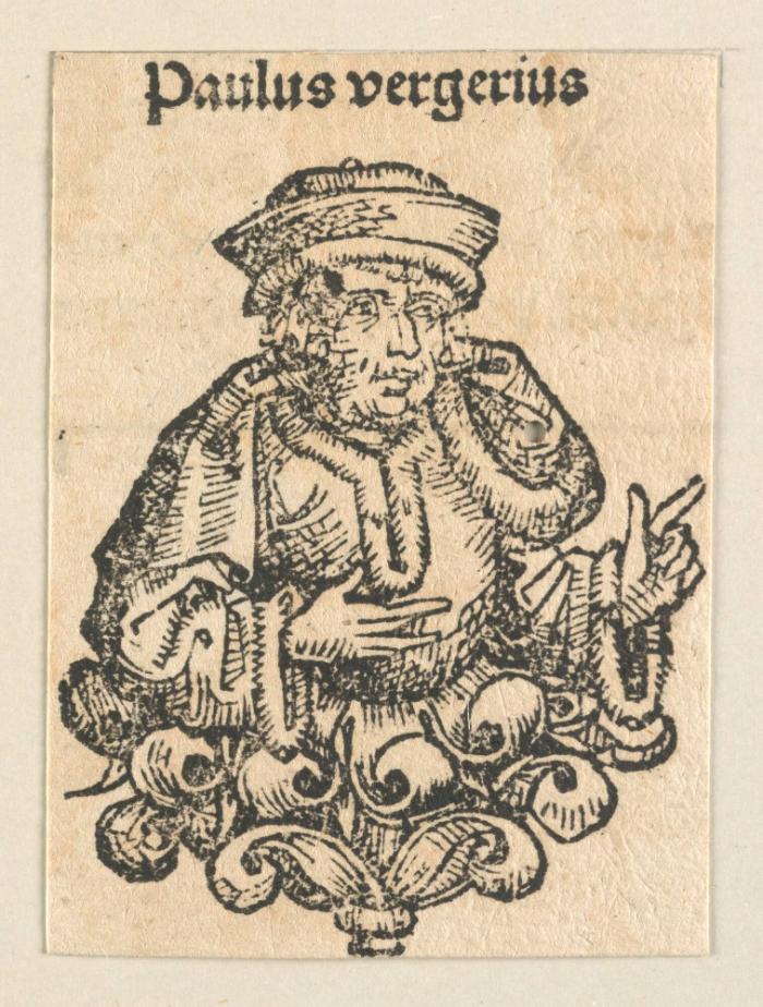 Schedelsche Weltchronik - Gelehrte: Paulus vergerius (244v)