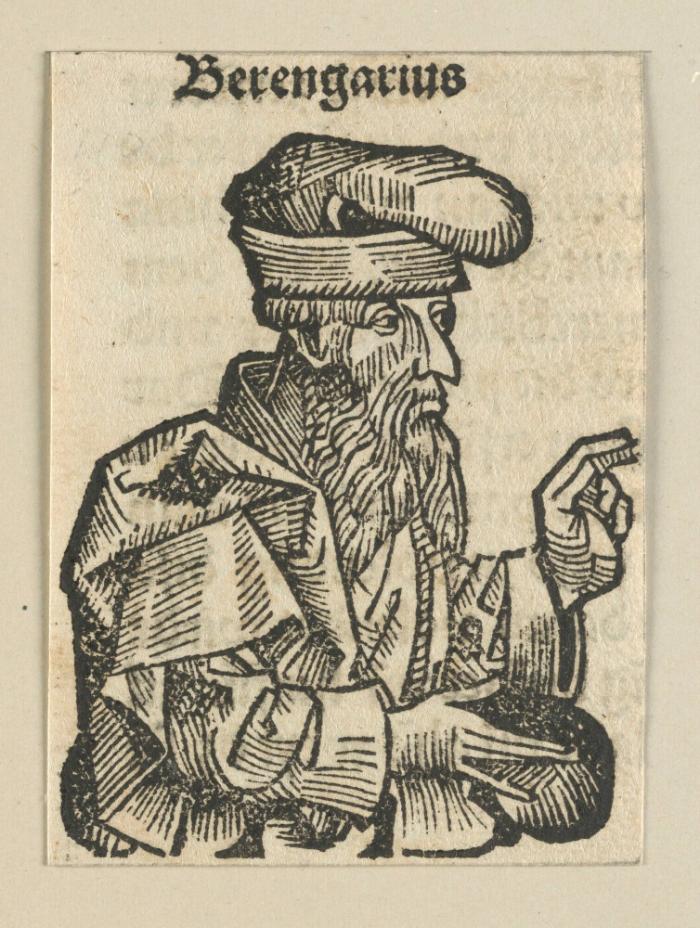 Schedelsche Weltchronik - Gelehrte: Berengarius (190r)