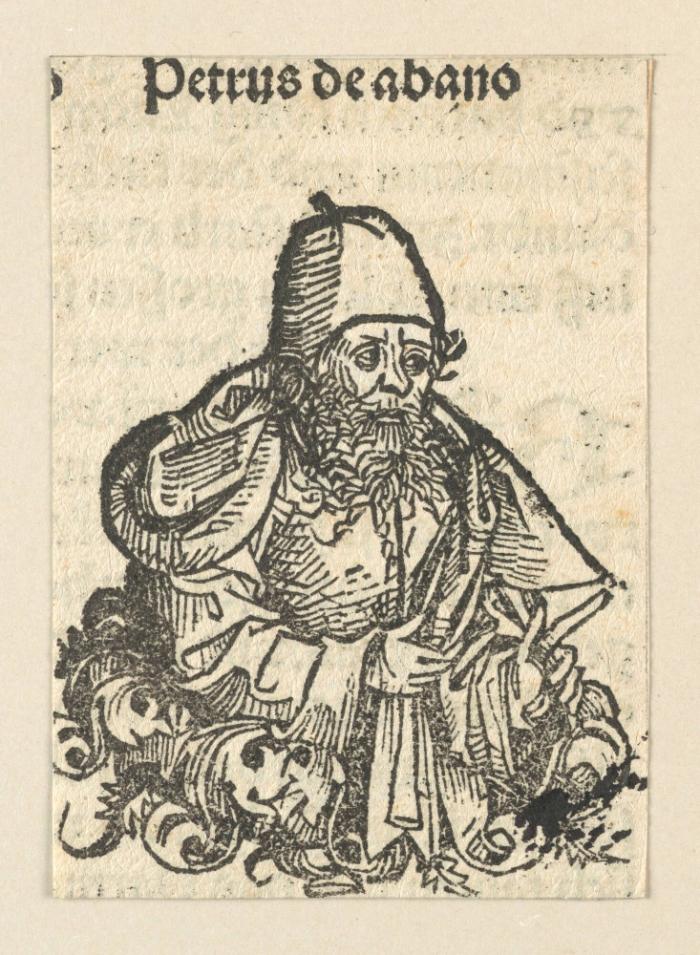 Schedelsche Weltchronik - Gelehrte: Petrus de abano (224r)