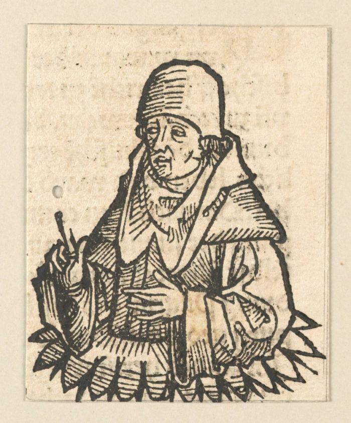 Schedelsche Weltchronik - Gelehrte: [berumbt ebbt] (182v)
