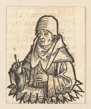 Schedelsche Weltchronik - Gelehrte: [berumbt ebbt] (182v)