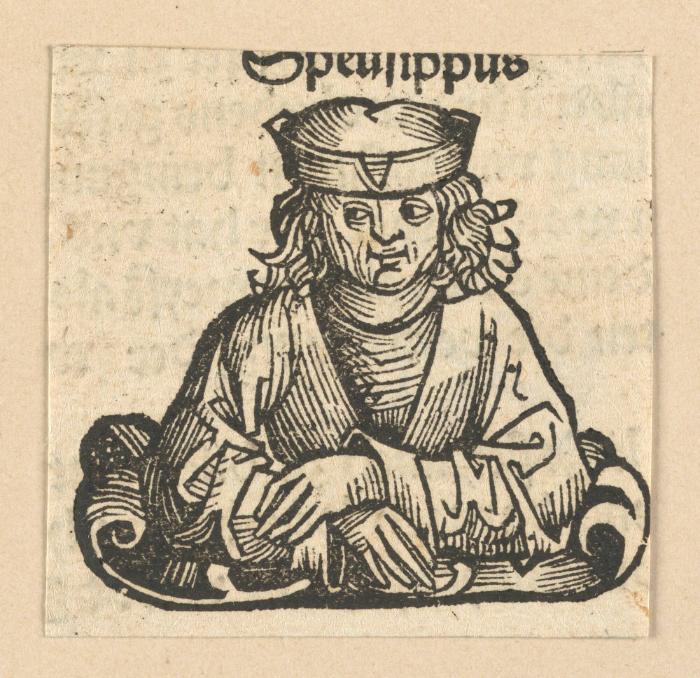 Schedelsche Weltchronik - Gelehrte: Speusippus (73r)