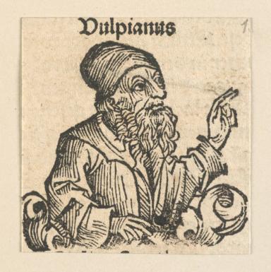 Schedelsche Weltchronik - Gelehrte: Vulpianus (117v)