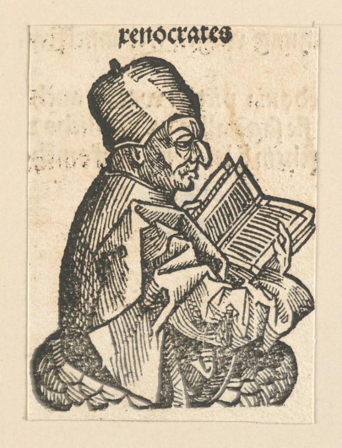 Schedelsche Weltchronik - Gelehrte: xenocrates (78r)