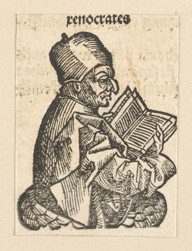 Schedelsche Weltchronik - Gelehrte: xenocrates (78r)