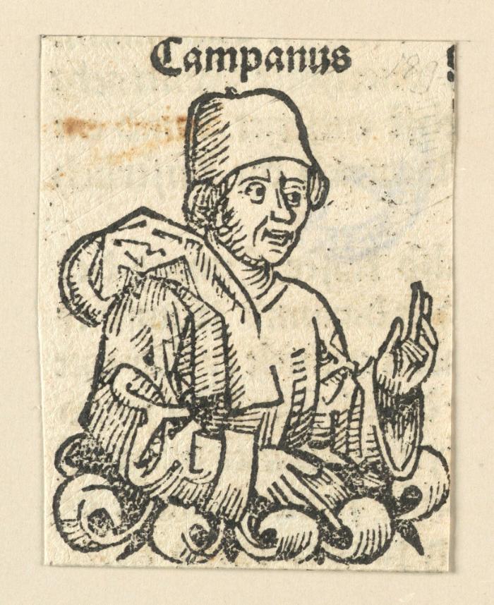Schedelsche Weltchronik - Gelehrte: Campanus (189v)