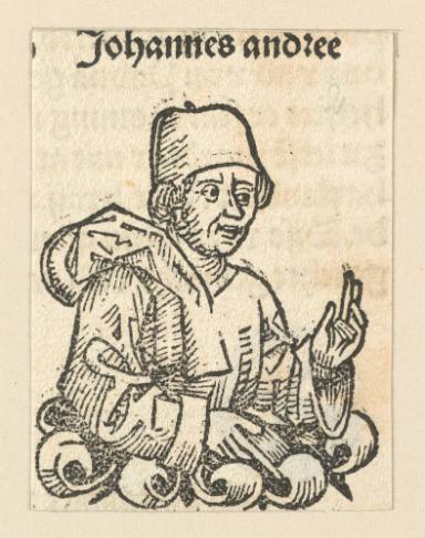 Schedelsche Weltchronik - Gelehrte: Johannes andree (227v)