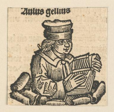 Schedelsche Weltchronik - Gelehrte: Aulus gellius (114r)