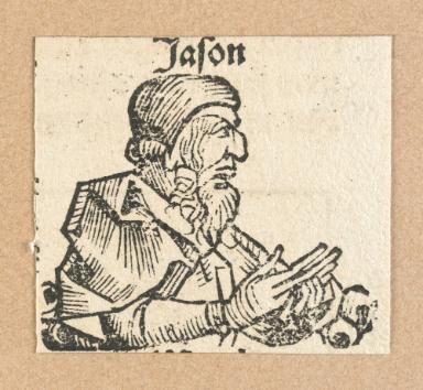 Schedelsche Weltchronik - Gelehrte: Jason (77r)