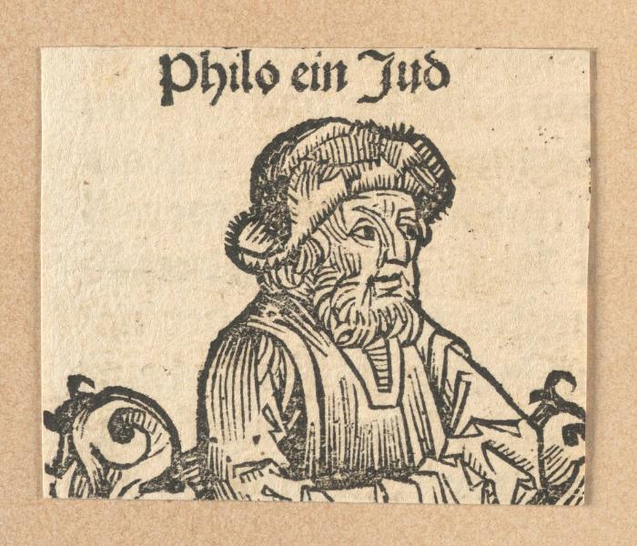 Schedelsche Weltchronik - Gelehrte: Philo ein Jud (97r)