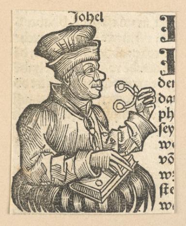 Schedelsche Weltchronik - Gelehrte: Johel (52v)
