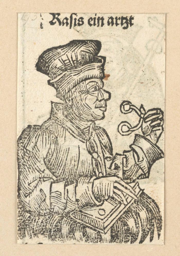 Schedelsche Weltchronik - Gelehrte: Rasis ein arzt (193r)