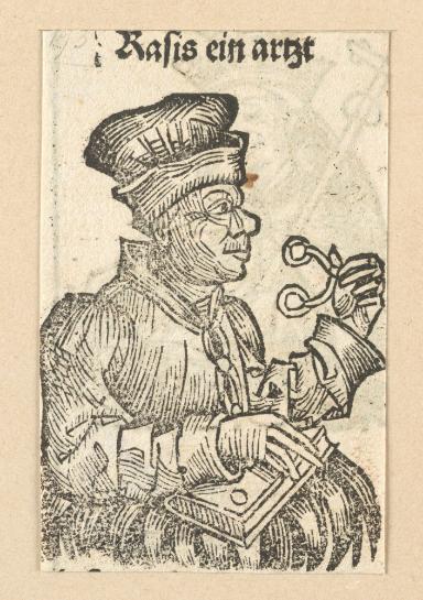 Schedelsche Weltchronik - Gelehrte: Rasis ein arzt (193r)