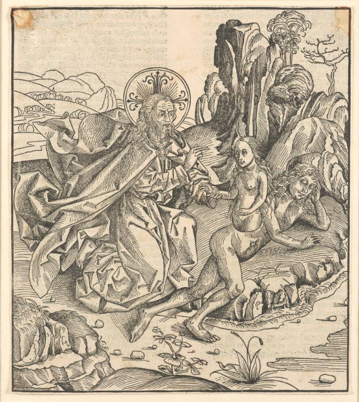 Schedelsche Weltchronik - Papst Pius II. und Friedrich III. (268r)