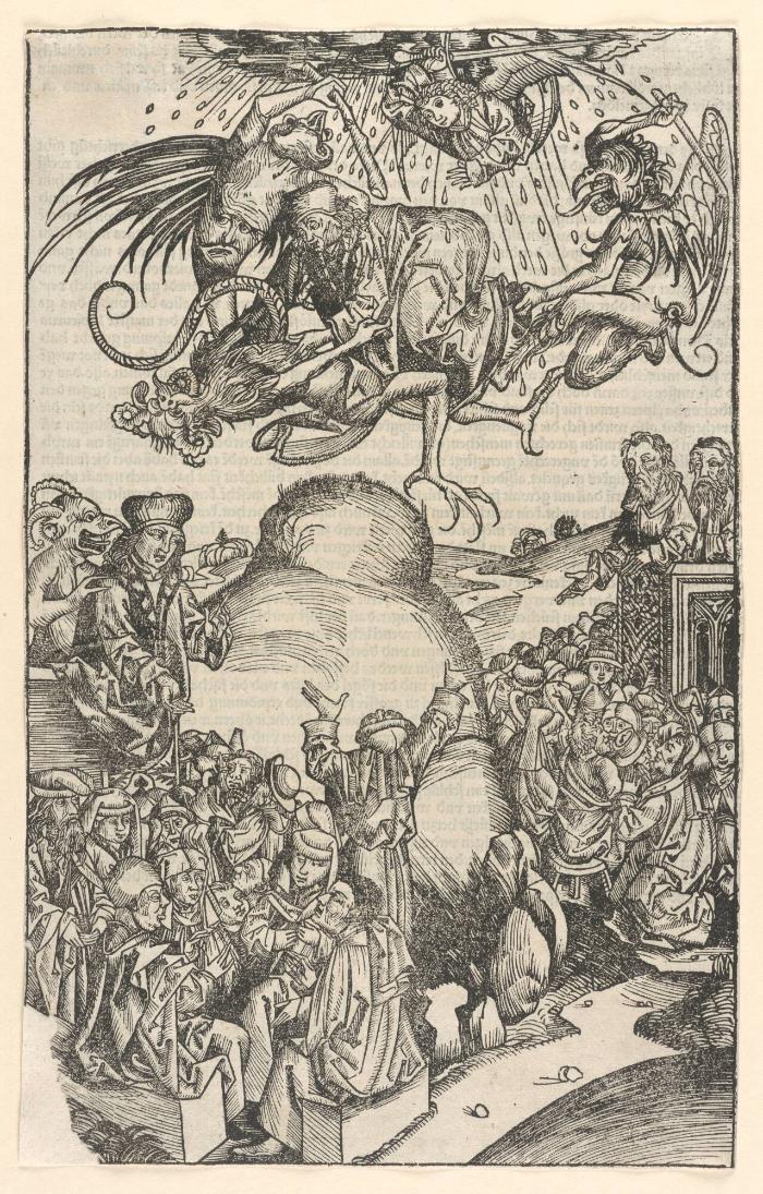 Schedelsche Weltchronik - Das siebte Weltalter, Antichrist (259v)