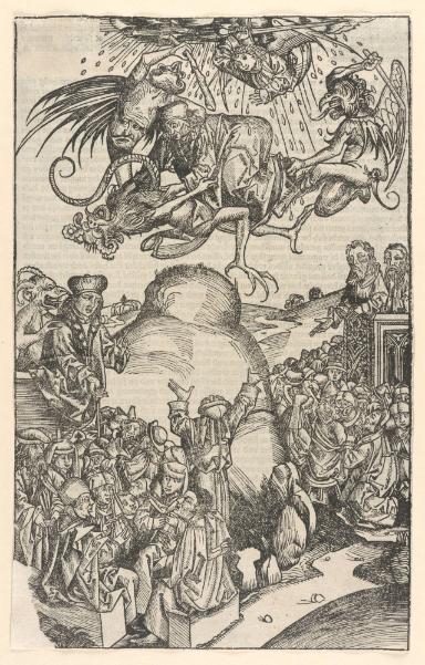 Schedelsche Weltchronik - Das siebte Weltalter, Antichrist (259v)