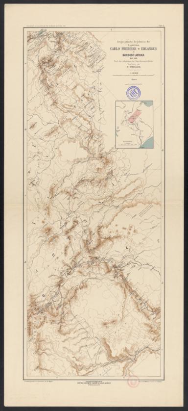 Geographische Ergebnisse der Expedition Carlo Freiherr v. Erlanger in Nordost-Afrika Nach den Aufnahmen der Expeditionsmitglieder