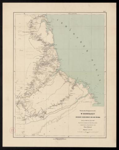 Reisen des Bergassessors W. Bornhardt zwischen Kilwa-Kivindye und dem Rovuma
