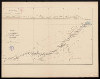 Übersicht der Reise des Bergassesors W. Bornhardt von der Lindi-Bucht zum Nyassa