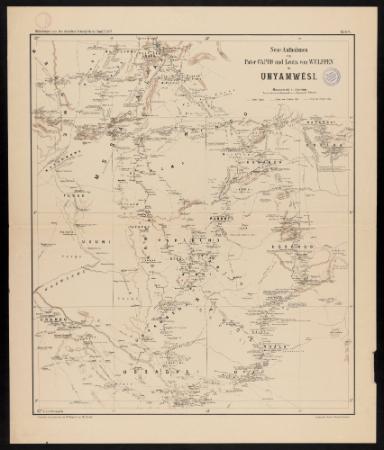 Neue Aufnahmen von Pater Capus und Leutn. Von Wulffen in Unyamwesi