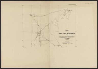Karte der Kongo-Lobaye Grenzexpedition, Blatt 1a und 1b